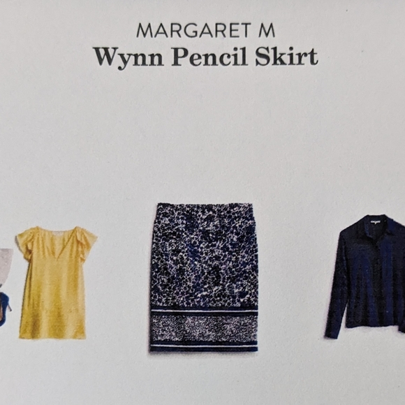 💙 NEW Margaret M Pencil Skirt Size M NWT Retail $74 Stitch Fix Exclusive - Picture 5 of 9
